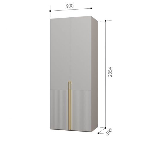 Двухстворчатый шкаф «Тефия»